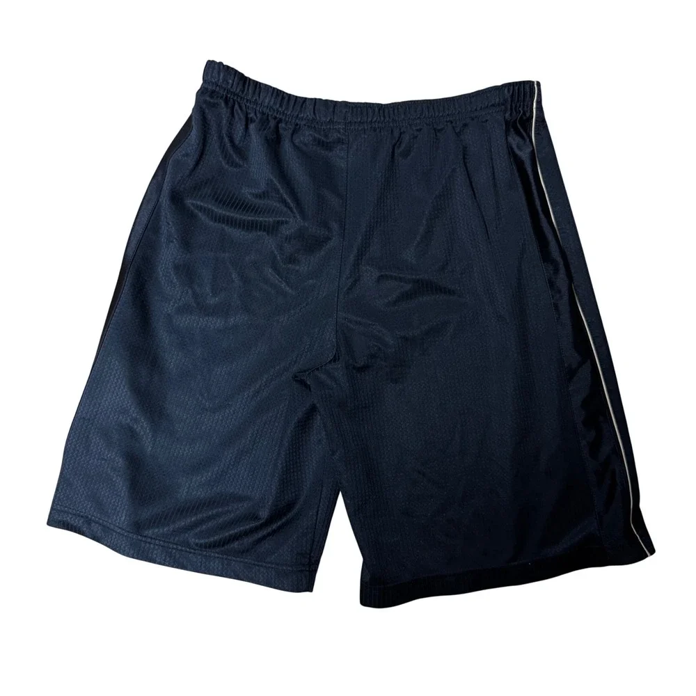 Nike Boys XL‎ 18-20 Navy Blue Mesh Basketball Shorts Athletic Swoosh